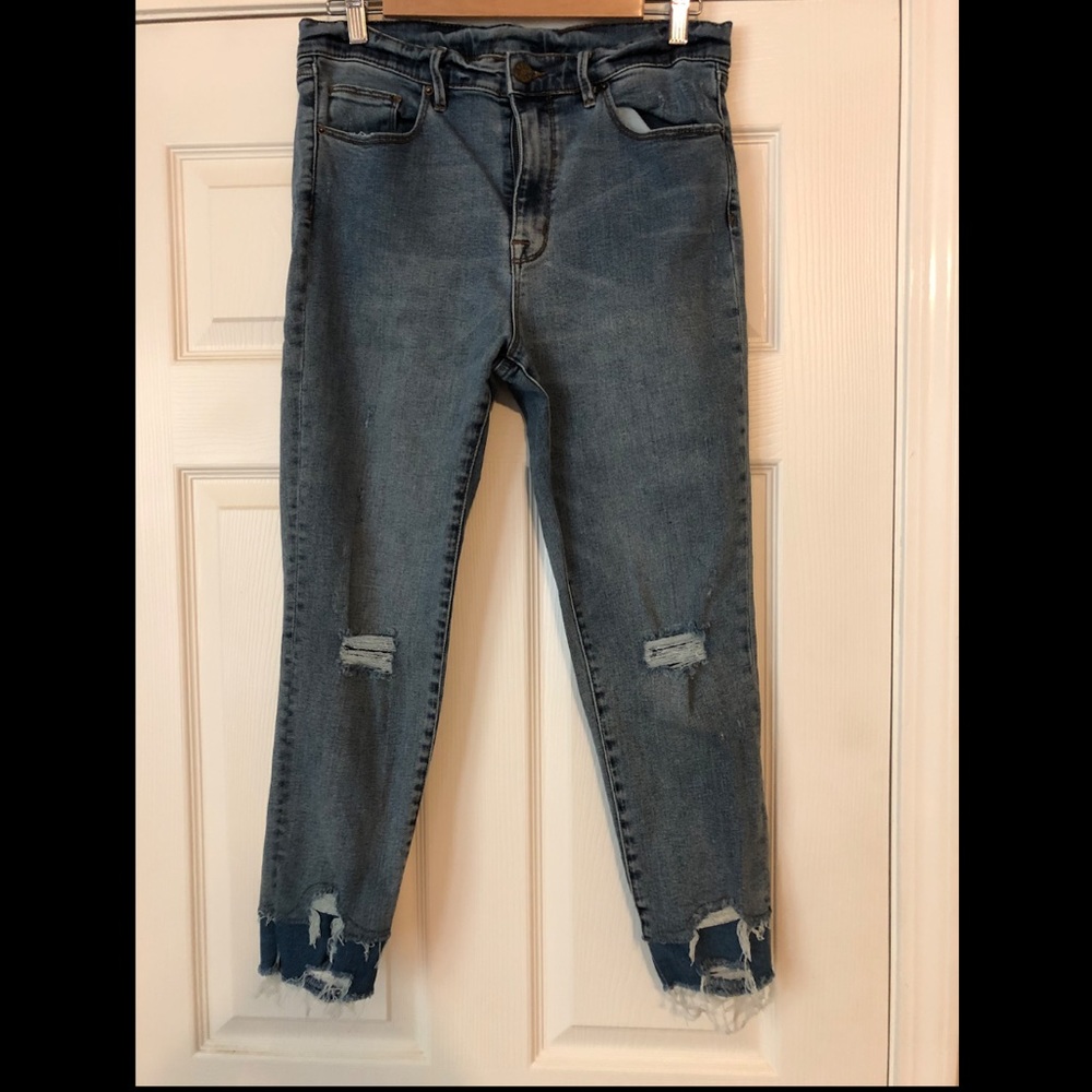 BDG skinny high waist ripped jeans